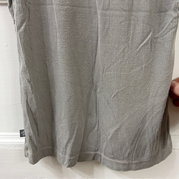 James Perse sz 2 grey Ribbed Basic Tank Top - Picture 4 of 16